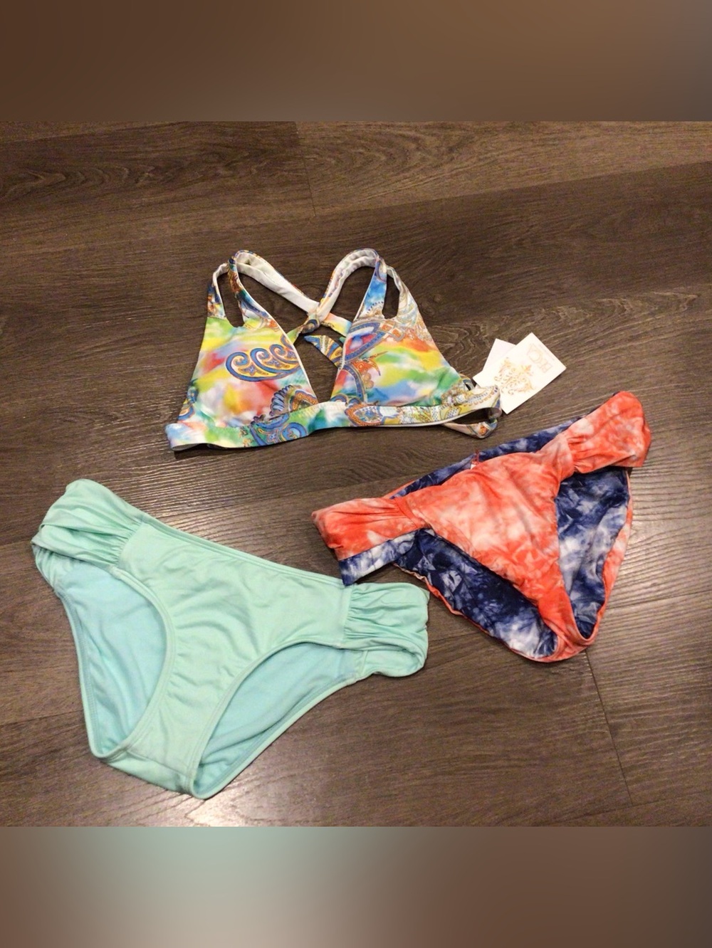 NWT BECCA, Lucky Brand and Bar III Bikini Swim Bundle